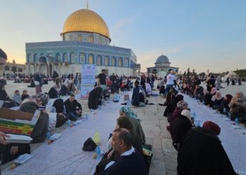 NPC Gelar Bukber di Masjid Al-Aqsa, Lebih dari 500 Warga Yerusalem Hadir