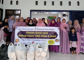 Peringati Nuzulul Qur’an, Salimah Kota Blitar Gelar Khataman Qur’an dan Berbagi Takjil