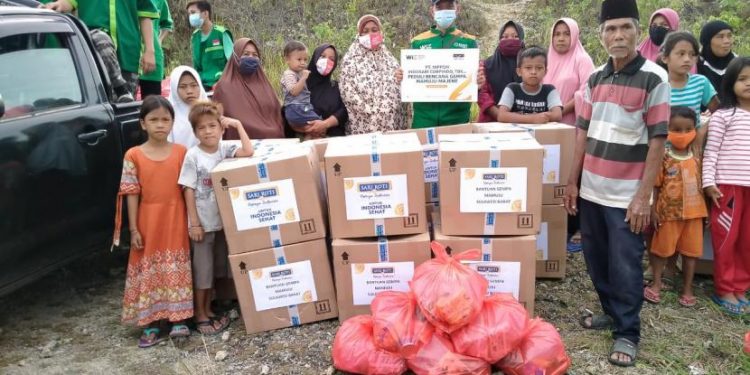 Wahdah Inspirasi Zakat Salurkan 300 Paket Sembako di Toraja