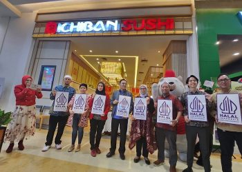 Ichiban Sushi Kantongi Sertifikat Halal