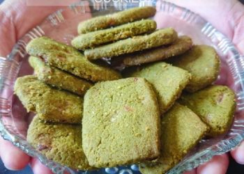Sajian Lebaran Matcha White Chocolate Cookies ala Bunda Icha Savitry