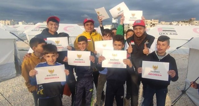 Penuh Haru, Penyintas Gempa Latakia Sambut Bantuan BAZNAS