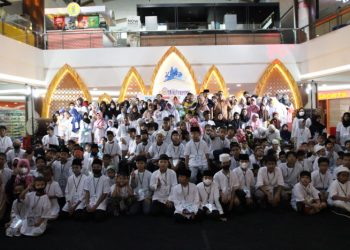 Serunya Ribuan Anak Yatim Belanja Baju Lebaran Bareng Sahabat Yatim