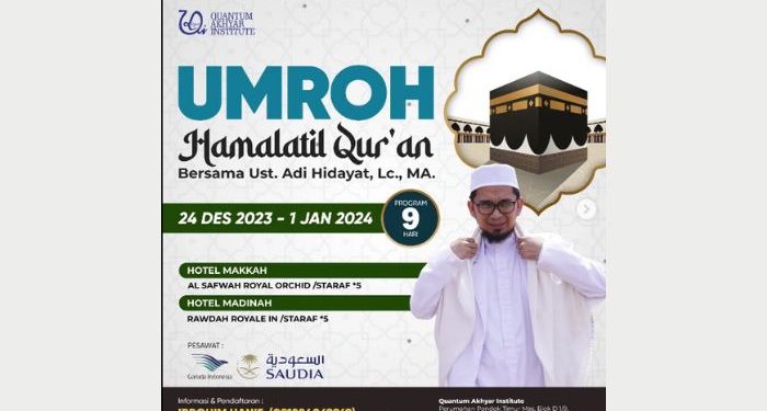 Program umroh bersama ustaz adi hidayat