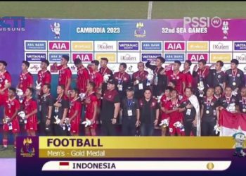 Sepak bola Indonesia sabet medali emas sea games 2023