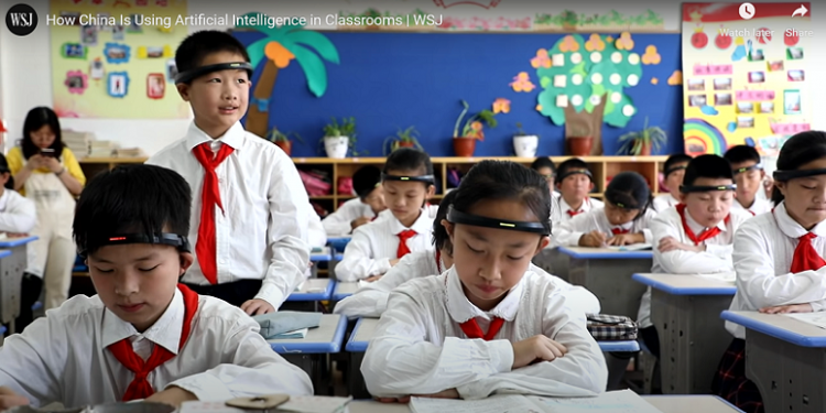 Pantau Konsentrasi Siswa dengan Ikat Kepala, Cina Bereksperimen Gunakan Teknologi AI di Sekolah