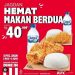 Promo KFC Beli 2 Cukup Bayar 40 Ribu!