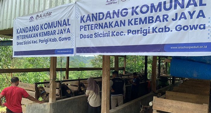 YBM BRIlian Kunjungi Kandang Komunal LAZ Al Azhar di Sulawesi Selatan