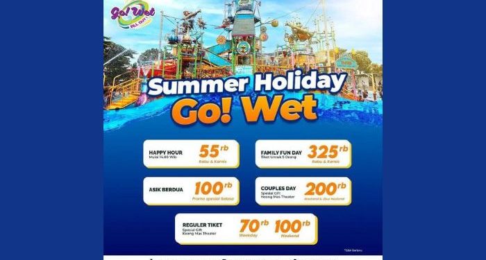 Promo Menarik GoWet, Cocok untuk Rekreasi Bareng Keluarga!