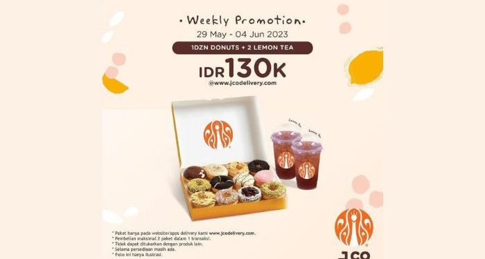 Promo J.CO 130 Ribu Melalui Applikasi J.CO