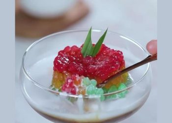 Resep Rainbow Sagoo Gula Melaka