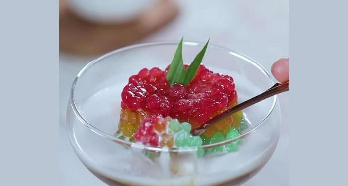 Resep Rainbow Sagoo Gula Melaka