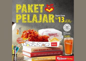 Promo Richeese Factory Paket Pelajar