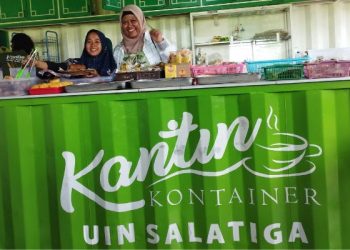 Dikelola Penuh oleh Mahasiswa, Kantin Kontainer UIN Salatiga Capai Omzet 20 Juta Setiap Bulannya