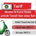 Tarif sewa skuter dan kursi roda untuk haji