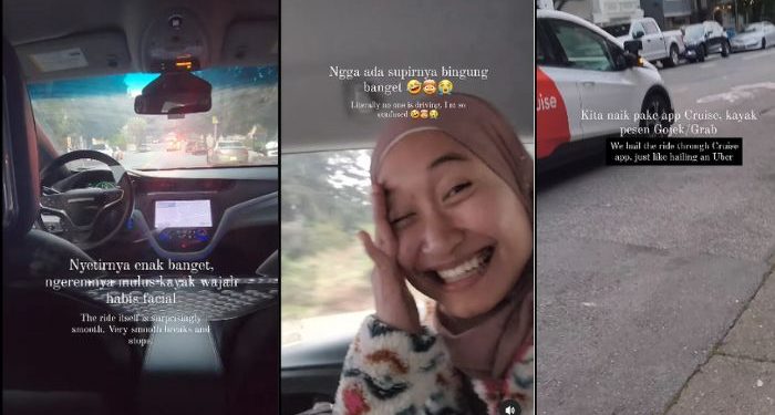 Naik taksi tanpa supir di Amerika Serikat