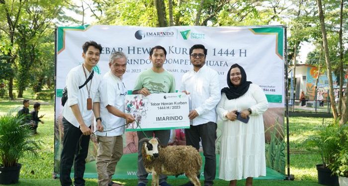 Melalui Dompet Dhuafa, IMARINDO Salurkan Hewan Kurban untuk Masyarakat wilayah Zona Madina
