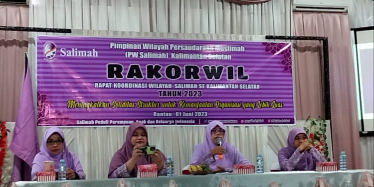 Salimah Kalsel Selenggarakan Rakorwil di Tapin