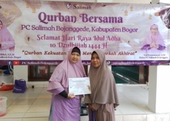 Salimah Bojonggede Sembelih 7 Hewan Kurban untuk Warga Bogor