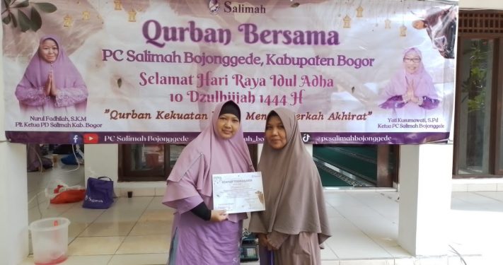 Salimah Bojonggede Sembelih 7 Hewan Kurban untuk Warga Bogor