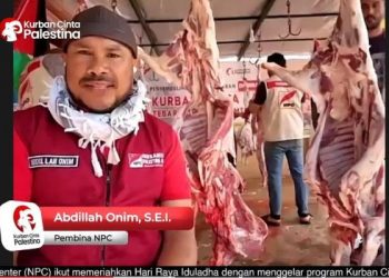 Buka Mata Dunia, Nusantara Palestina Center Siarkan Penyembelihan Hewan Kurban di Palestina Secara Live