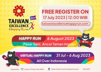 Taiwan Excellence Happy Run 2023 akan Segera Digelar, Ajak Masyarakat Berolahraga sambil Bersenang-Senang
