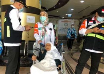 Puluhan jemaah haji dipulangkan dengan program tanazul