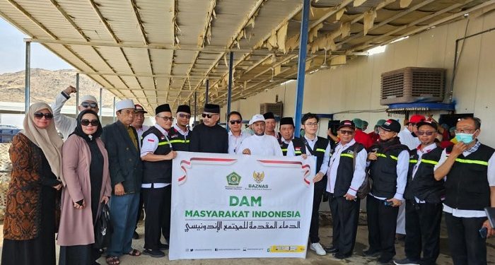 Bayar Dam Haji di Tempat Resmi Dapat Sertifikat, Dagingnya Disalurkan ke Indonesia melalui BAZNAS