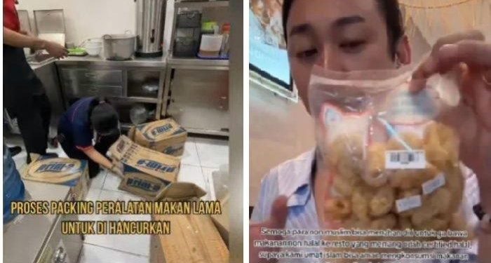 Heboh Selebgram Pamer Makan Kerupuk Babi di Restoran Bakso Halal