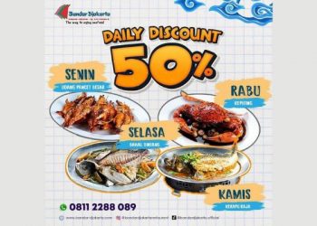 Bandar Djakarta Cirebon Diskon 50 Persen