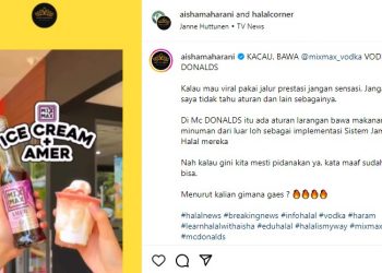 Heboh Perempuan Mencampur Vodka dengan Ice Cream McD