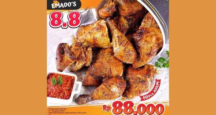 Promo Beli 10 Pcs Ayam Hanya 88 Ribu!