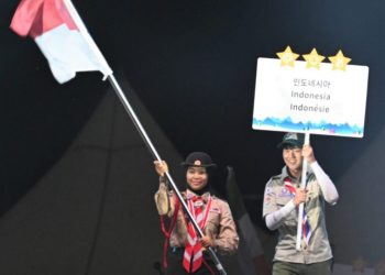 Jelang Hari Pramuka, Indonesia Ikuti Jambore Pramuka Sedunia di Korsel