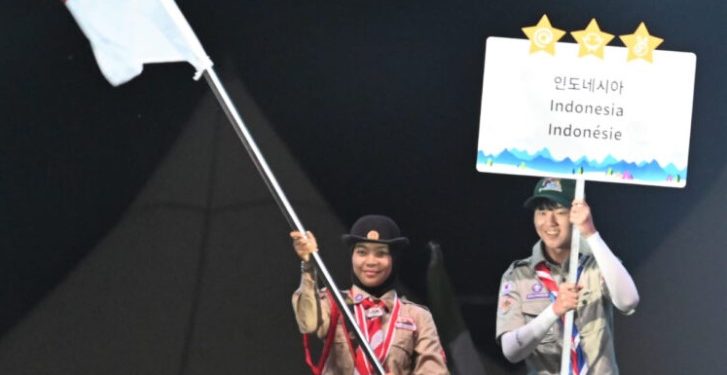 Jelang Hari Pramuka, Indonesia Ikuti Jambore Pramuka Sedunia di Korsel