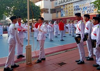 Peringati Kemerdekaan Indonesia, Jakarta Islamic School Helat Upacara HUT ke-78 RI