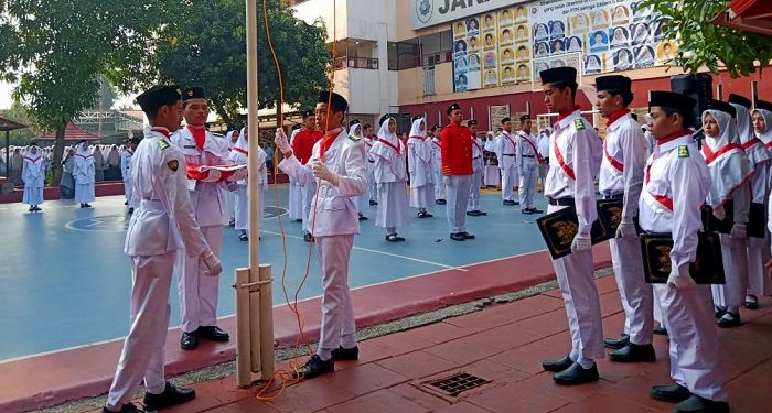 Peringati Kemerdekaan Indonesia, Jakarta Islamic School Helat Upacara HUT ke-78 RI