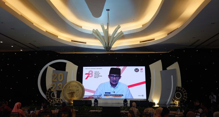 Dorong Wisata Ramah Muslim, Sandiaga Uno Apresiasi LPPOM MUI Halal Award