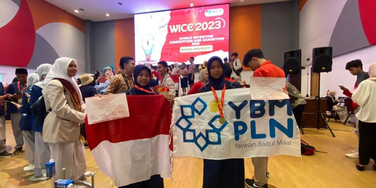 SMP Utama YBM PLN Raih Gold Medal World Invention Competition and Exhibition (WICE) 2023