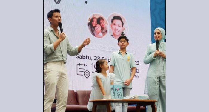 Fairuz a rafiq luncurkan buku move on, aja di Islamic Book Fair 2023