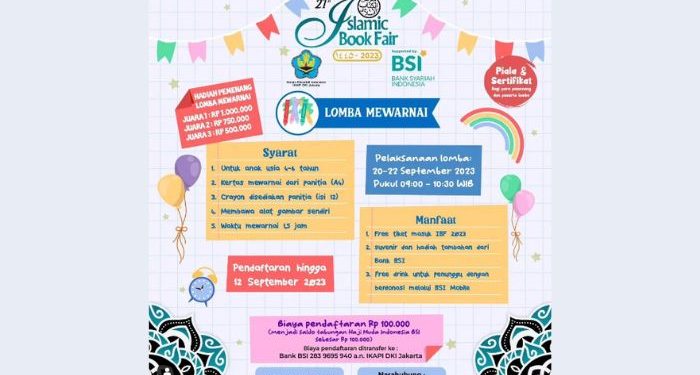Lomba-lomba yang diselenggarakan islamic book fair 2023