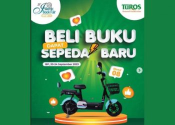 Beli buku dapat sepeda listrik baru
