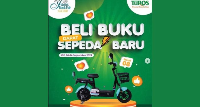 Beli buku dapat sepeda listrik baru