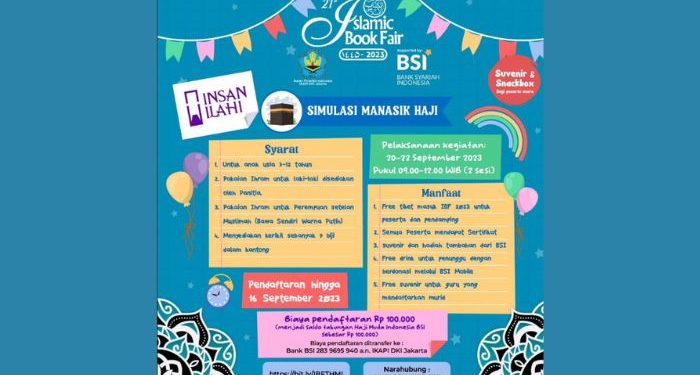 Simulasi Manasik Haji di Islamic Book Fair 2023