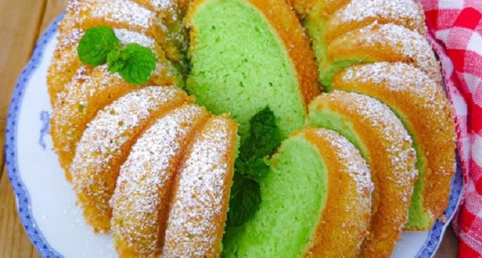 Resep Pandan Butter Cake ala Bunda Icha Savitry