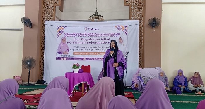 Salimah Bojonggede Gelar Pengajian Maulid Nabi dan Tasyakuran Milad ke-21