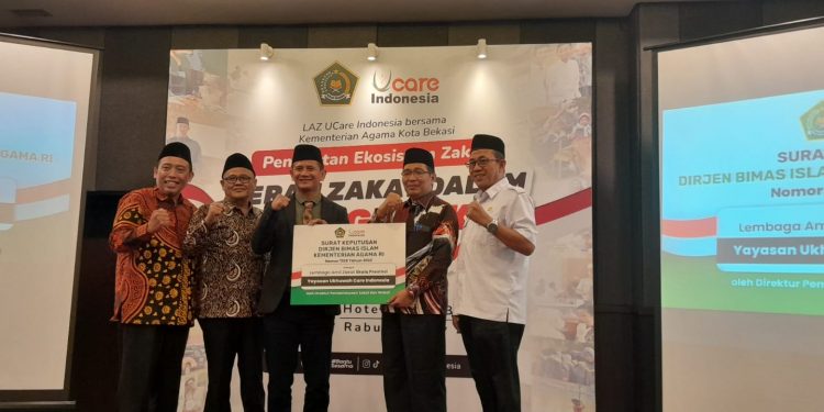 Resmi Jadi LAZ Provinsi, LAZ UCare Indonesia Targetkan Penghimpunan Zakat Rp20 Milyar