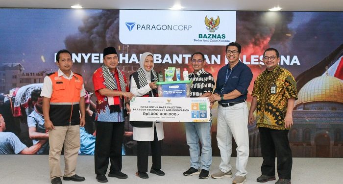 ParagonCorp mengirimkan bantuan kemanusiaan ke Palestina