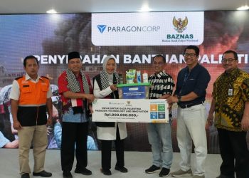 Gandeng BAZNAS, ParagonCorp Bantu Masyarakat Palestina Rp1 Miliar