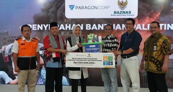 Gandeng BAZNAS, ParagonCorp Bantu Masyarakat Palestina Rp1 Miliar