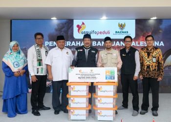 Solidaritas Palestina, LAZ Assyifa Peduli Salurkan Bantuan Rp100 Juta Lewat BAZNAS RI
